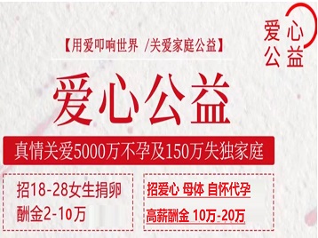 青县捐卵助孕生子 爱心志愿者招募
